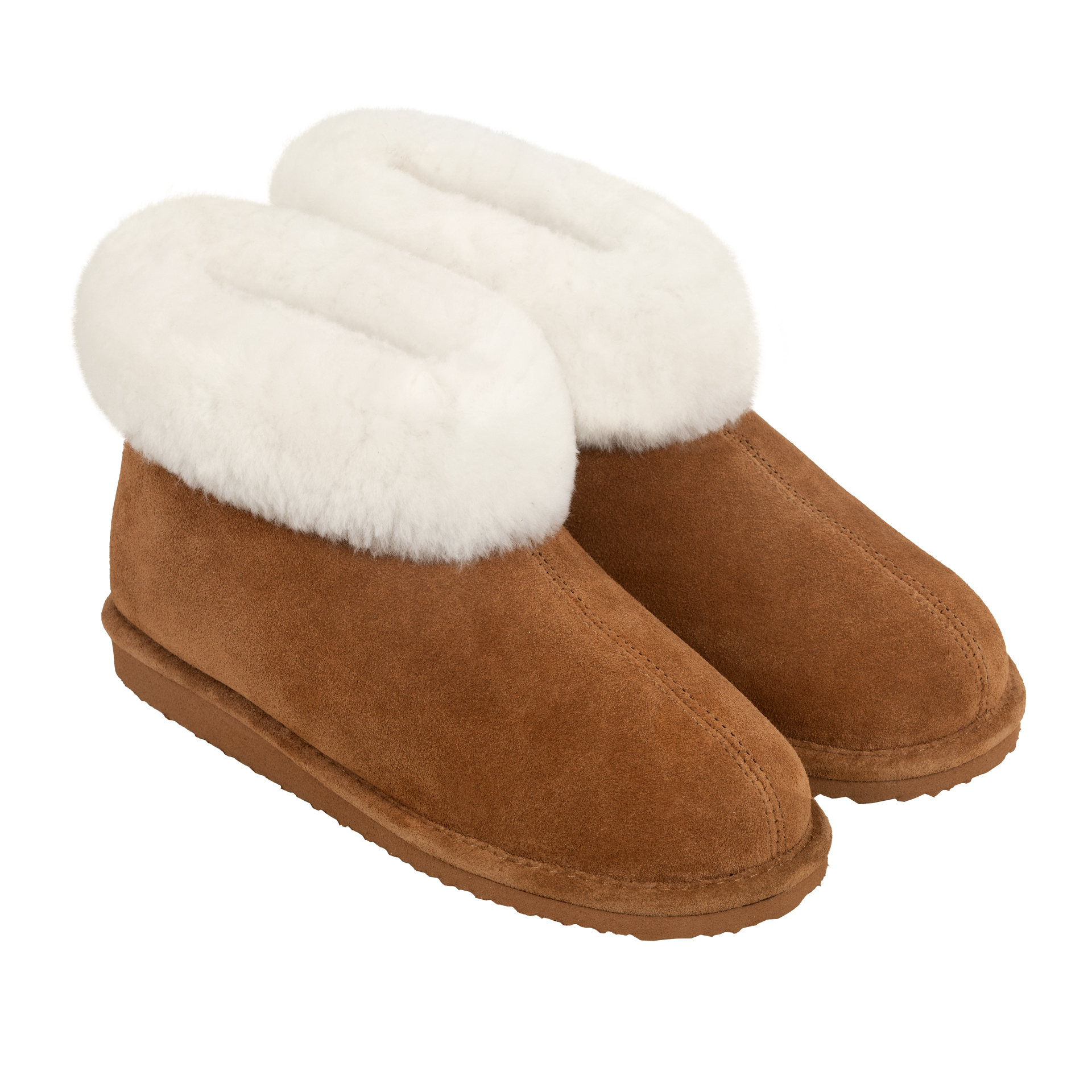 Gummisohle Herren Lammfell Pantoffeln Echtes Lammfell Herren