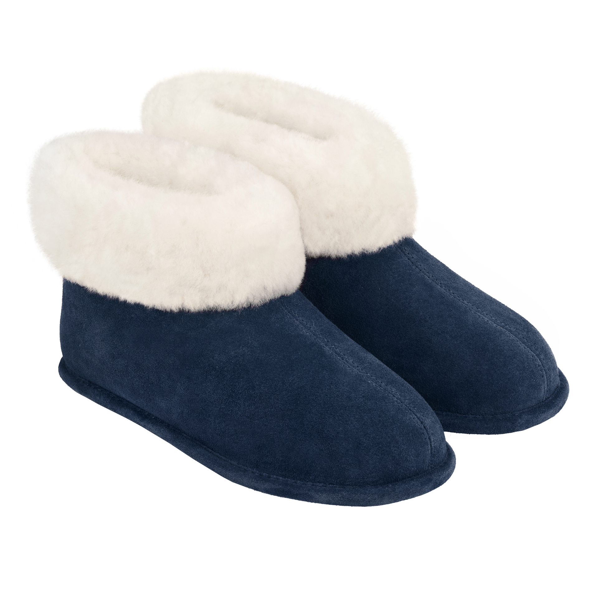 Lammfell Hausschuhe Luxus Ledersohle